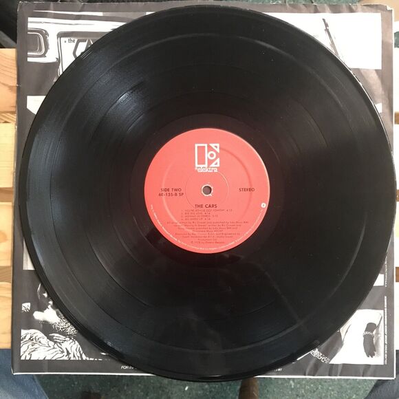 THE CARS RECORD "THE CARS" 1978 ELEKTRA (6E-135) WITH LYRIC INNERSLEEVE SHRINK - Picture 5 of 8